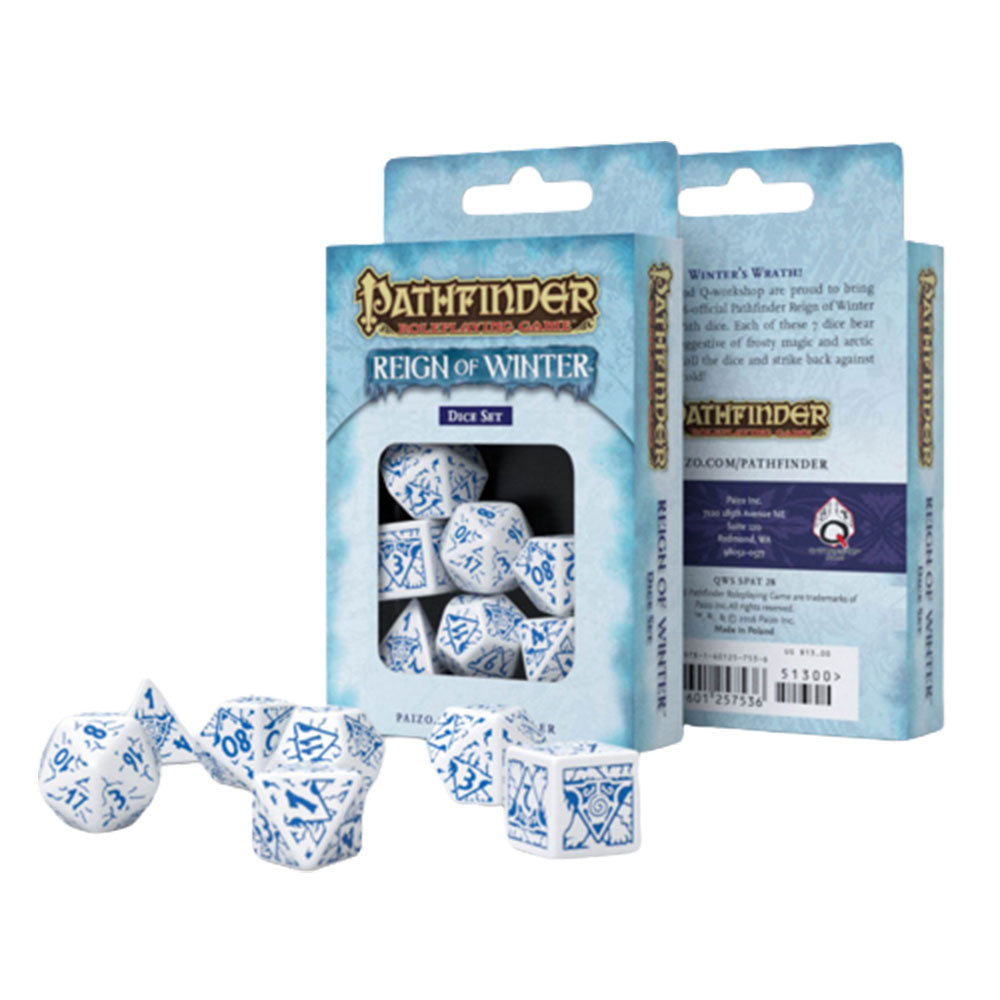 Q Workshop Pathfinder Dice (uppsättning av 7)