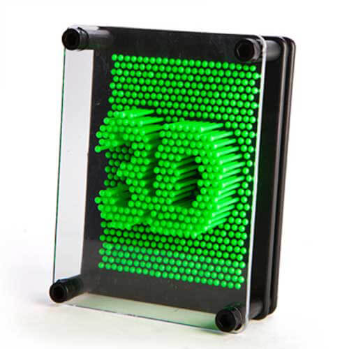 Green Neon Pin Art