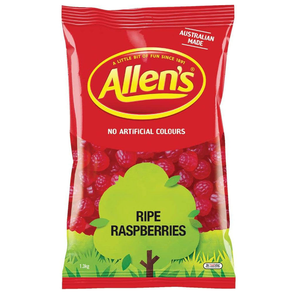 Allens reife Himbeeren