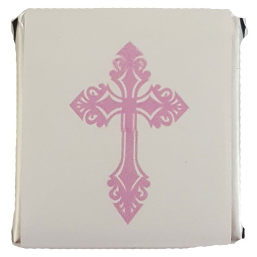 Belgian Wrapped Ornate Cross Chocolate 350g