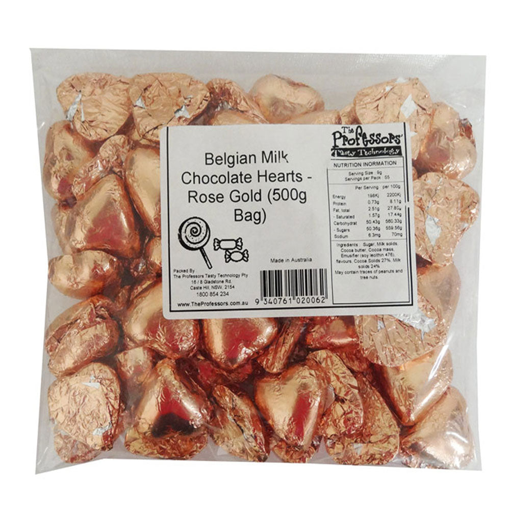 Belgijska mleczna czekolada Hearts 500G