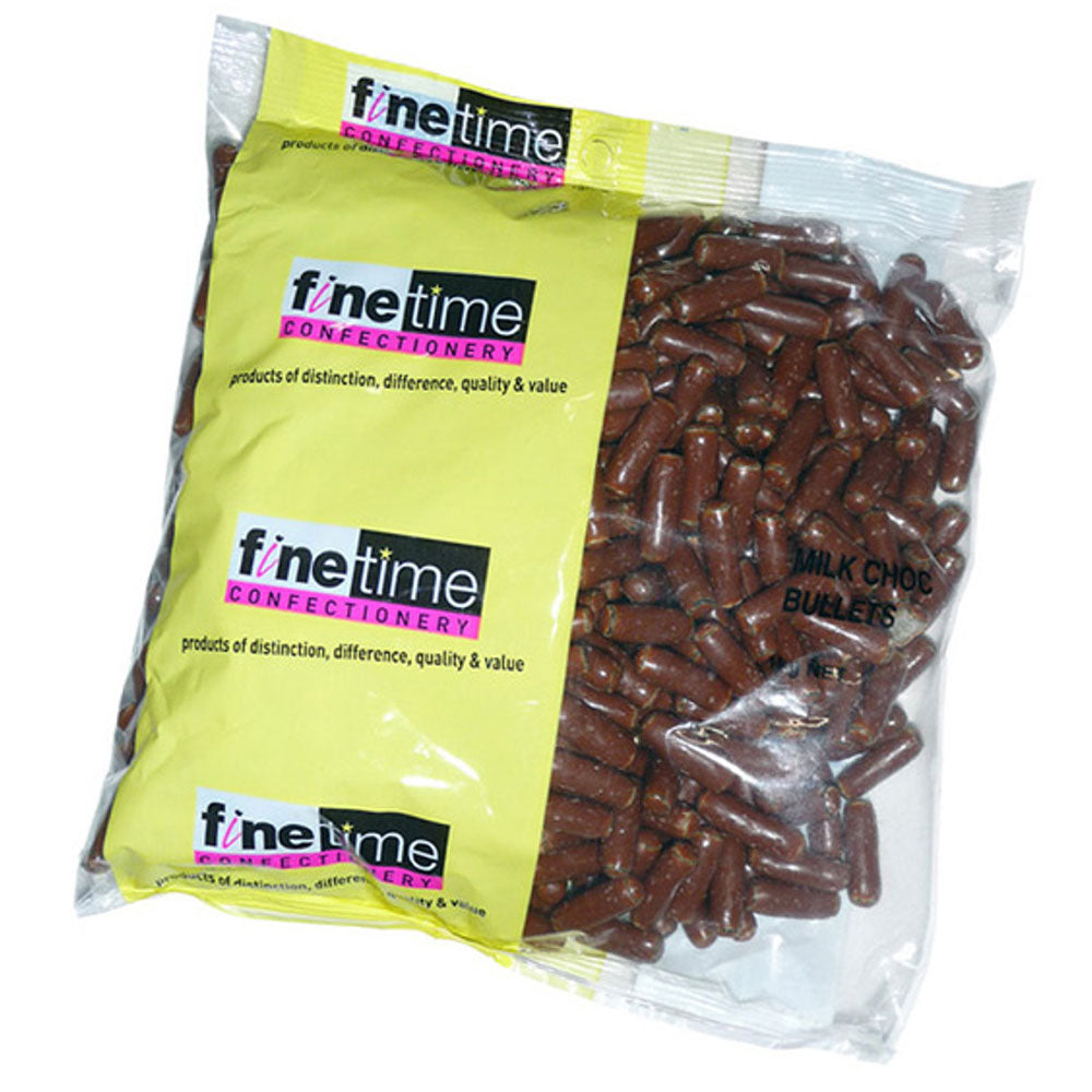 Fine Time Milk Chocolate Bullets Liquorice 1kg