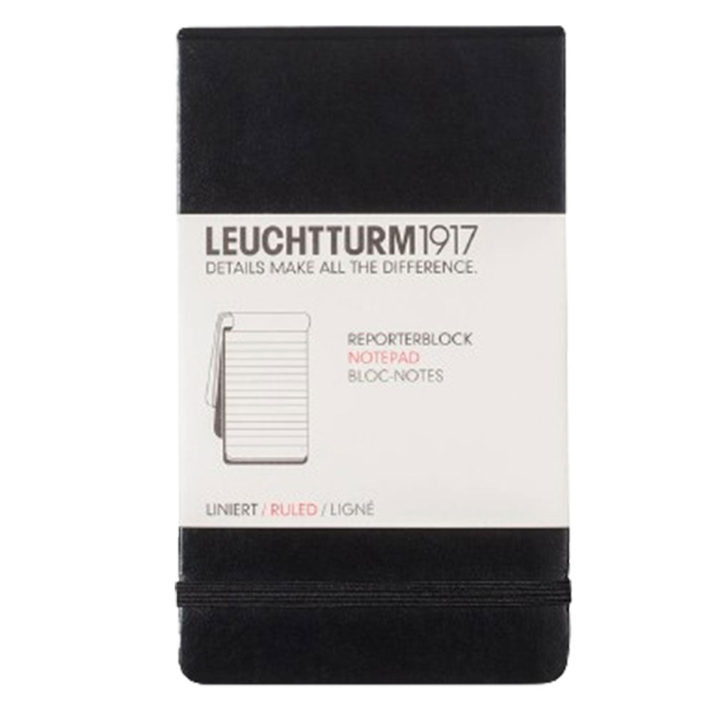 Reporter A6 Pocket Notepad with Hardcover (Black)