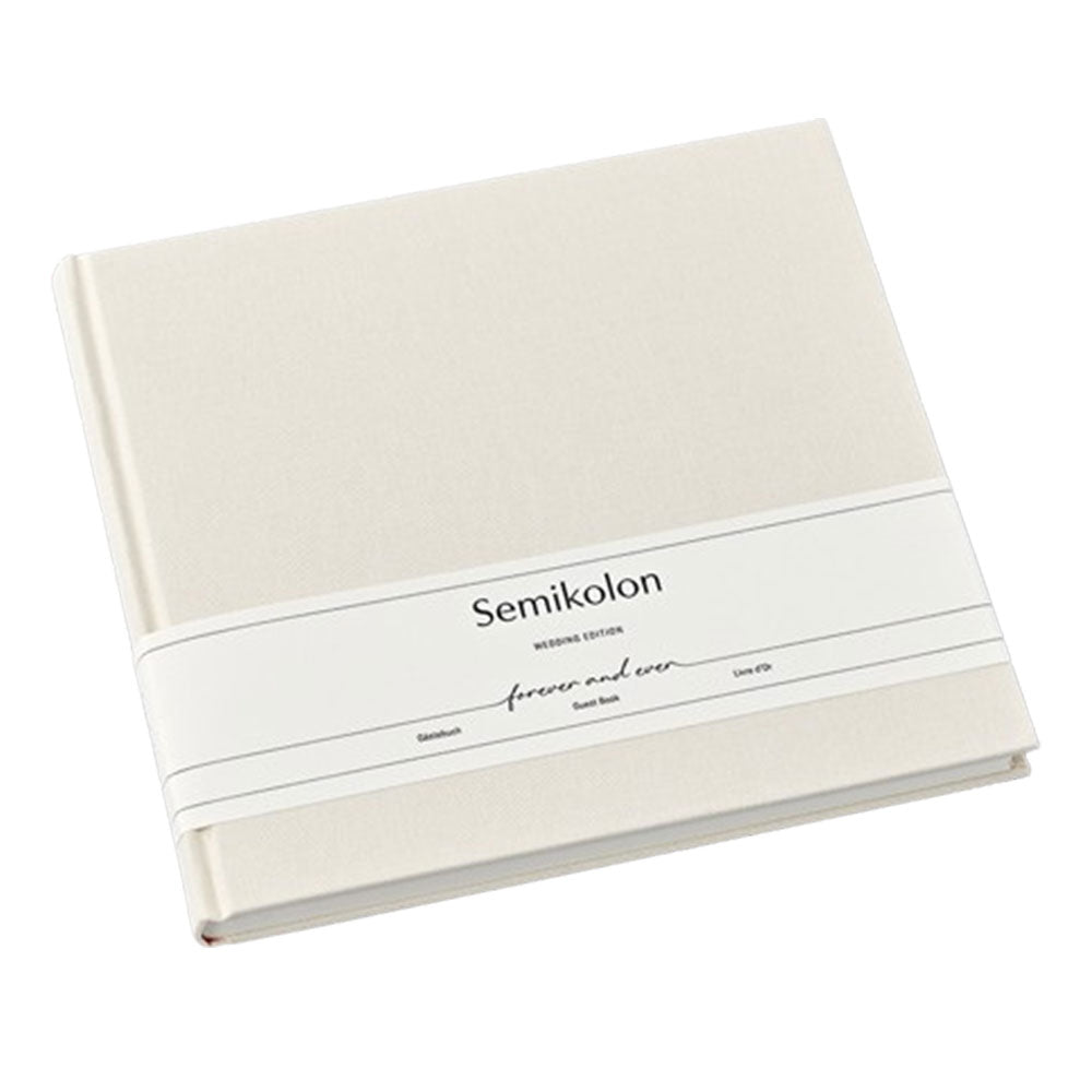 Semikolon Chamois Wedding Guest Book