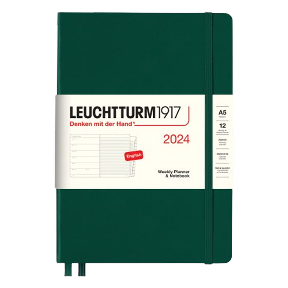 2024 A5 Uge Planner & Notebook med pjece