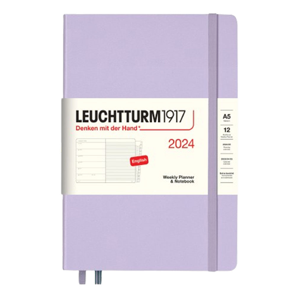 2024 A5 Uge Planner & Notebook med pjece