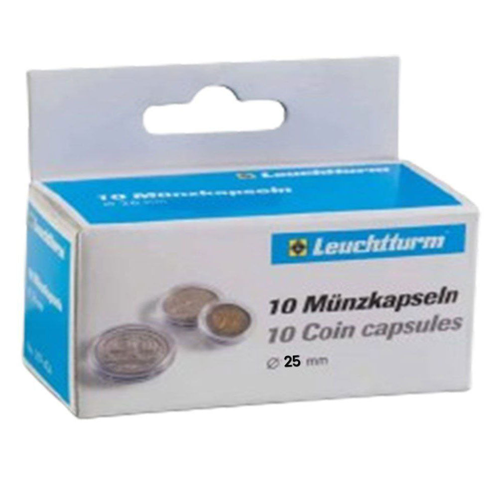 Leuchtturm Coin Capsules 10pk (fra størrelse 20-29)