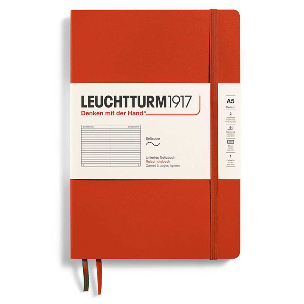 Leuchtturm Softcover rządził notebookiem A5