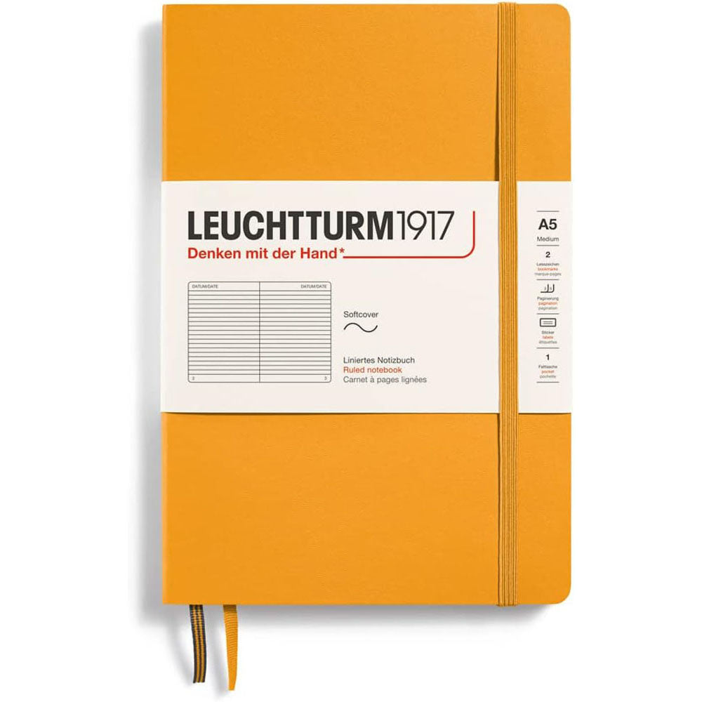 Leuchtturm Softcover styrde anteckningsbok A5