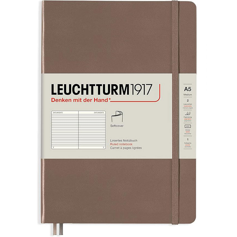 Leuchtturm Softcover rządził notebookiem A5