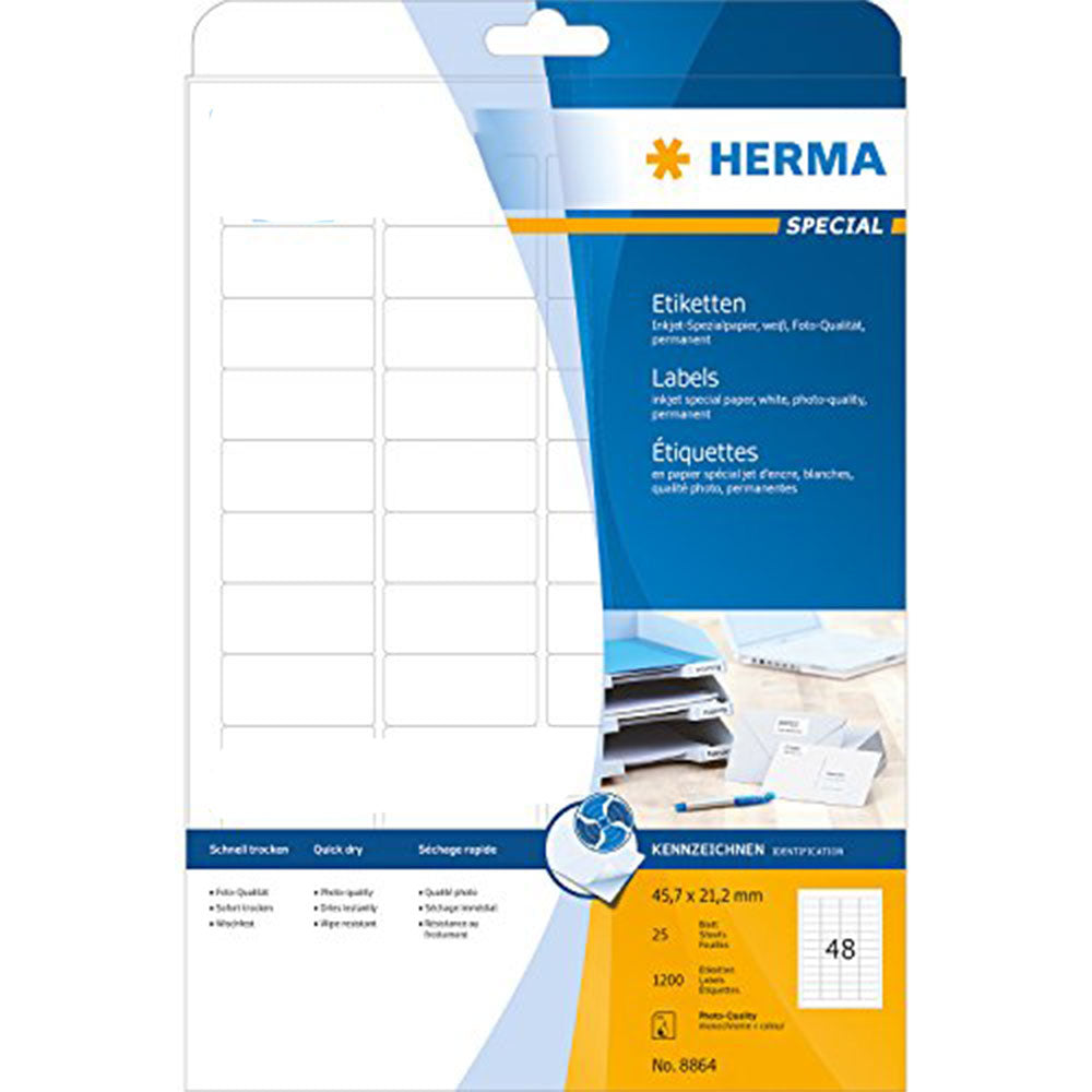 Herma Inkjet Etykies A4 25pc