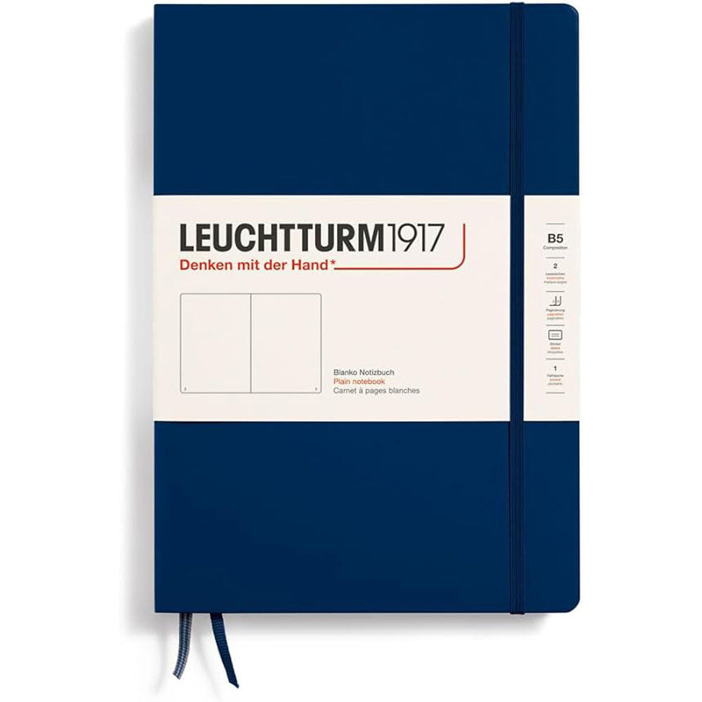 Leuchtturm HC -komposition almindelig notebook B5