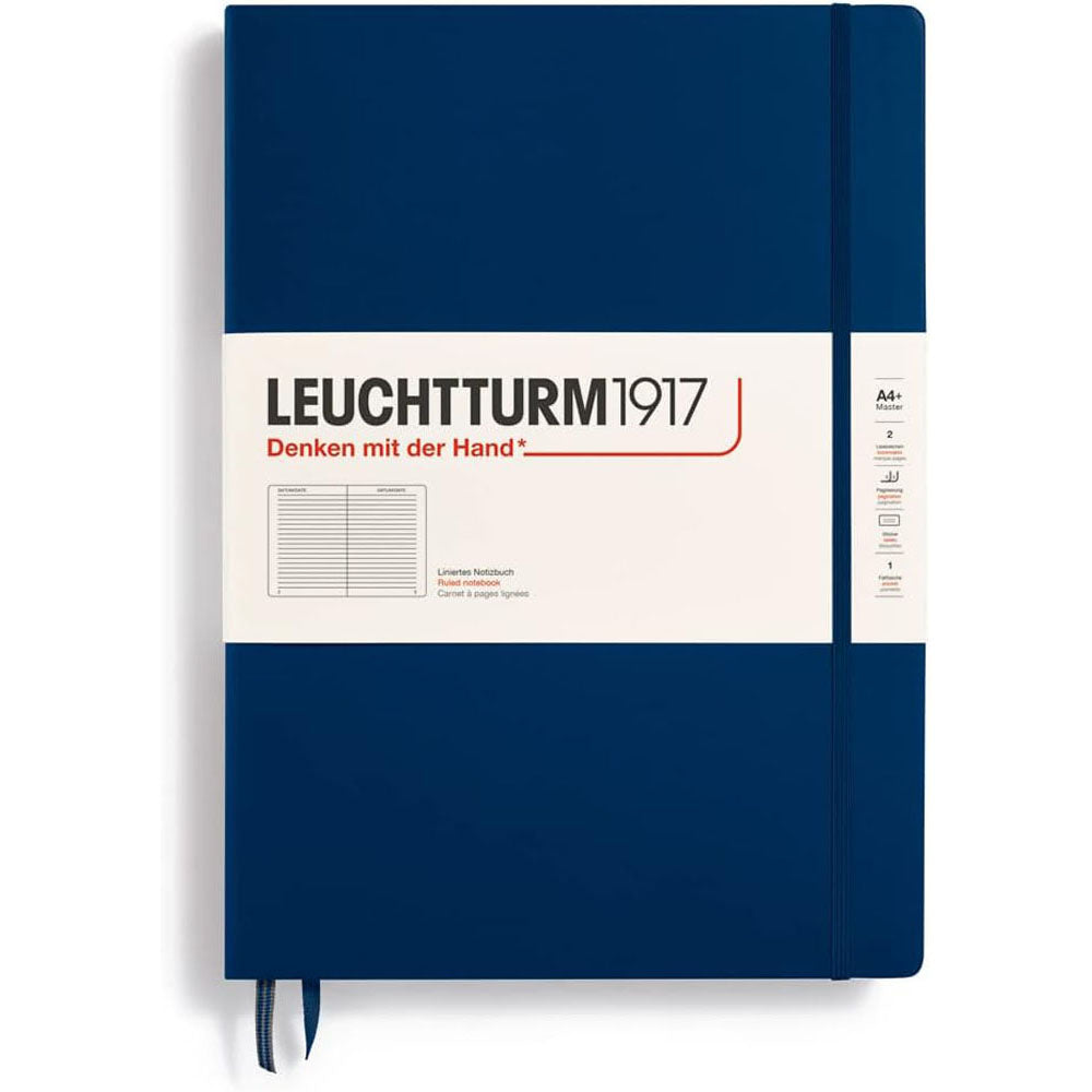 Leuchtturm HC Master Classic styrde anteckningsbok A4+