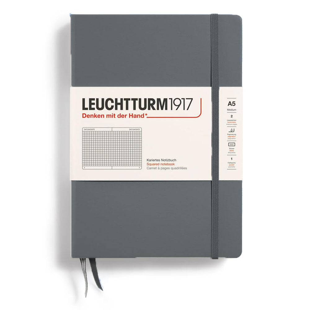 Leuchtturm inbunden kvadrat anteckningsbok A5