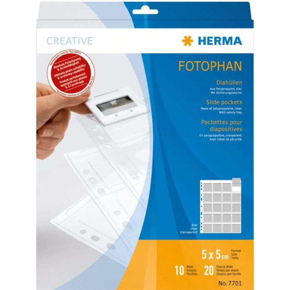 Herma 20-glidfickor 10 st (5x5cm)