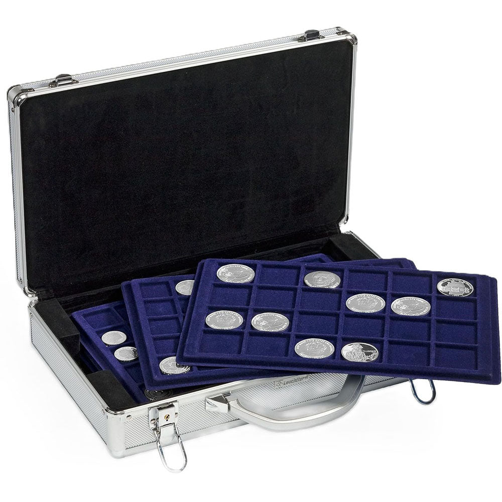 Leuchtturm L6 Pro Aluminum Cargo Coin Case with 6 Trays