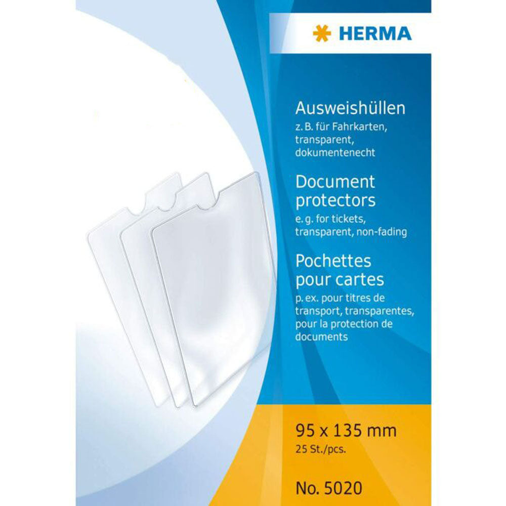 Herma -dokumentskydd 25pk