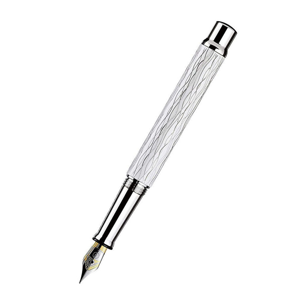 Otto Hutt D4 Plat-Plated Fountain Pen