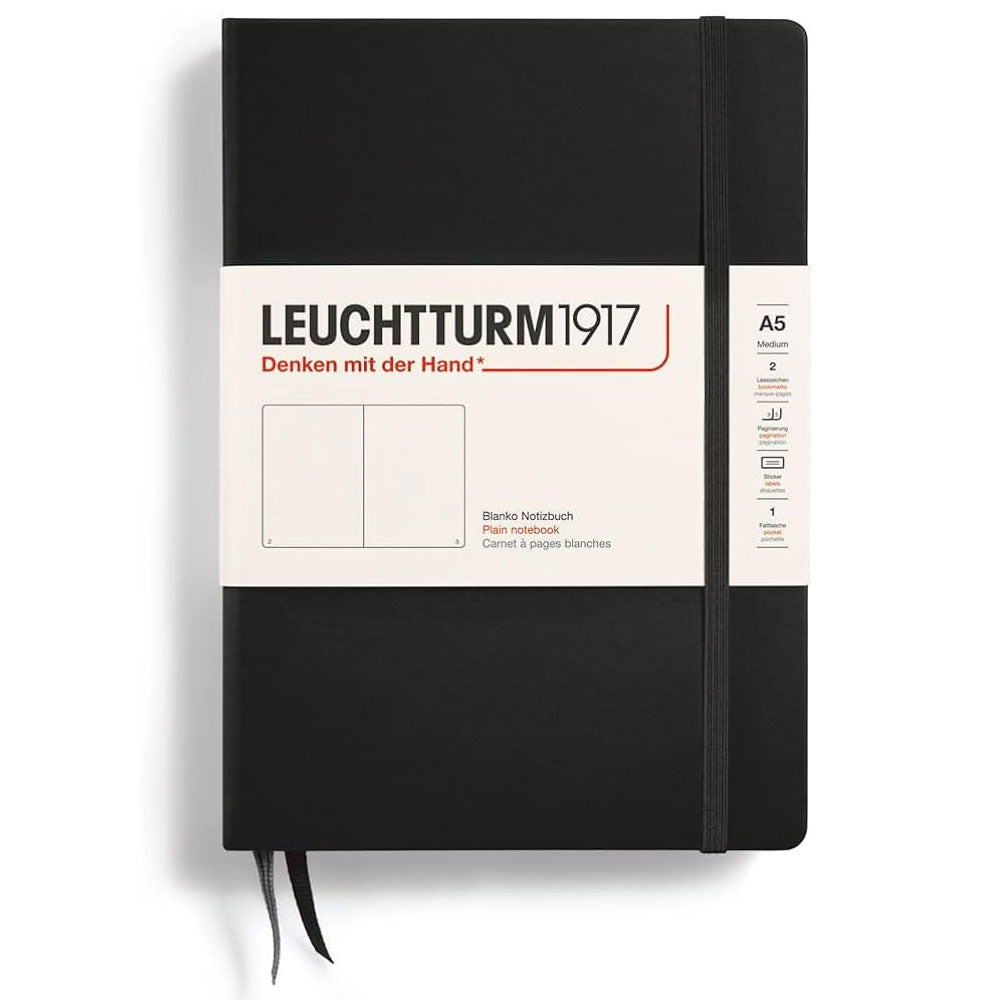 Leuchtturm Leather A5ノートブック251pg（黒）