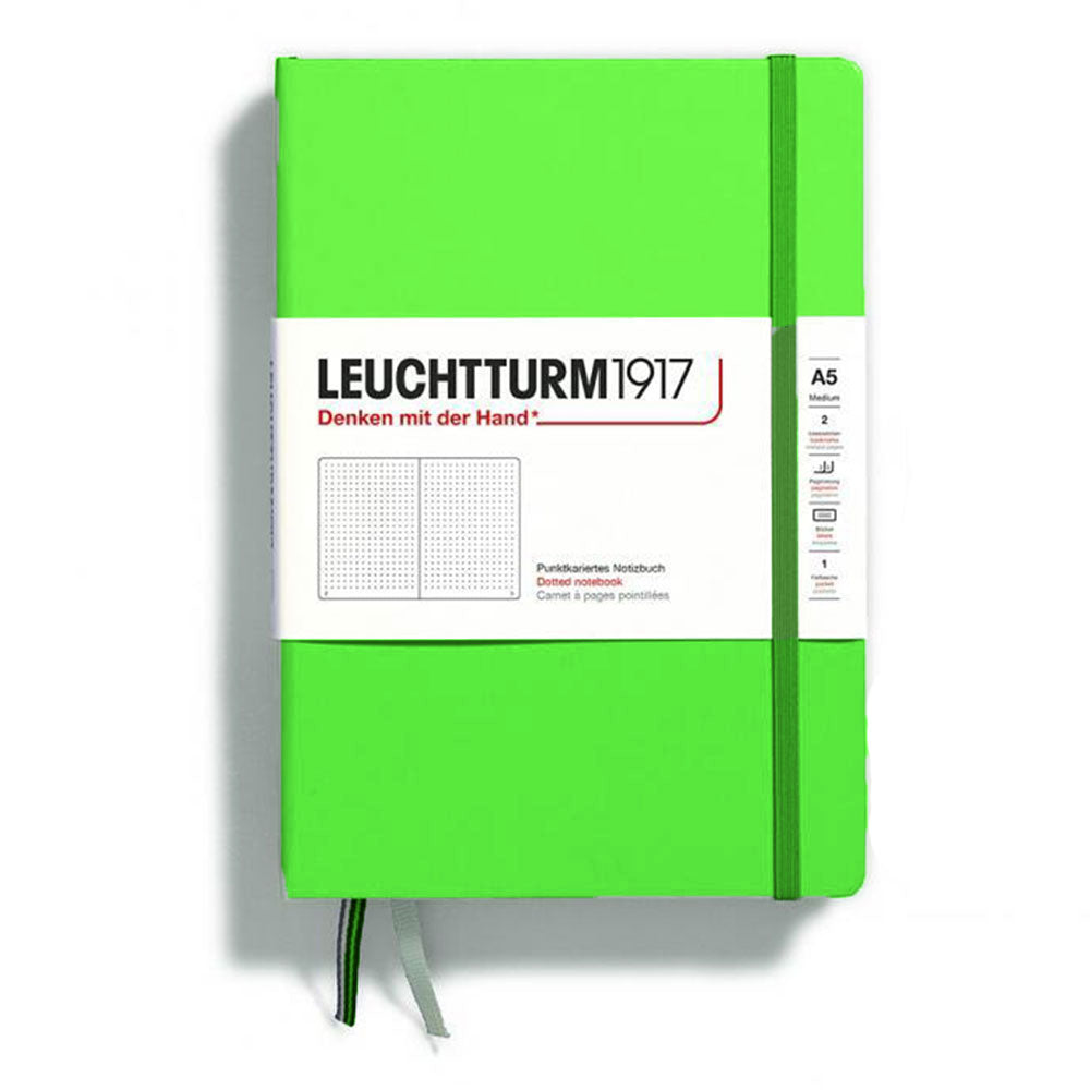 Leuchtturm Hardcover Dotted Notebook A5 (Green)