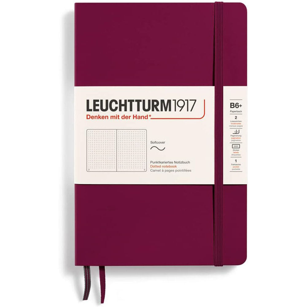 Leuchtturm sc pocketbok prickad b6+ anteckningsbok123pg