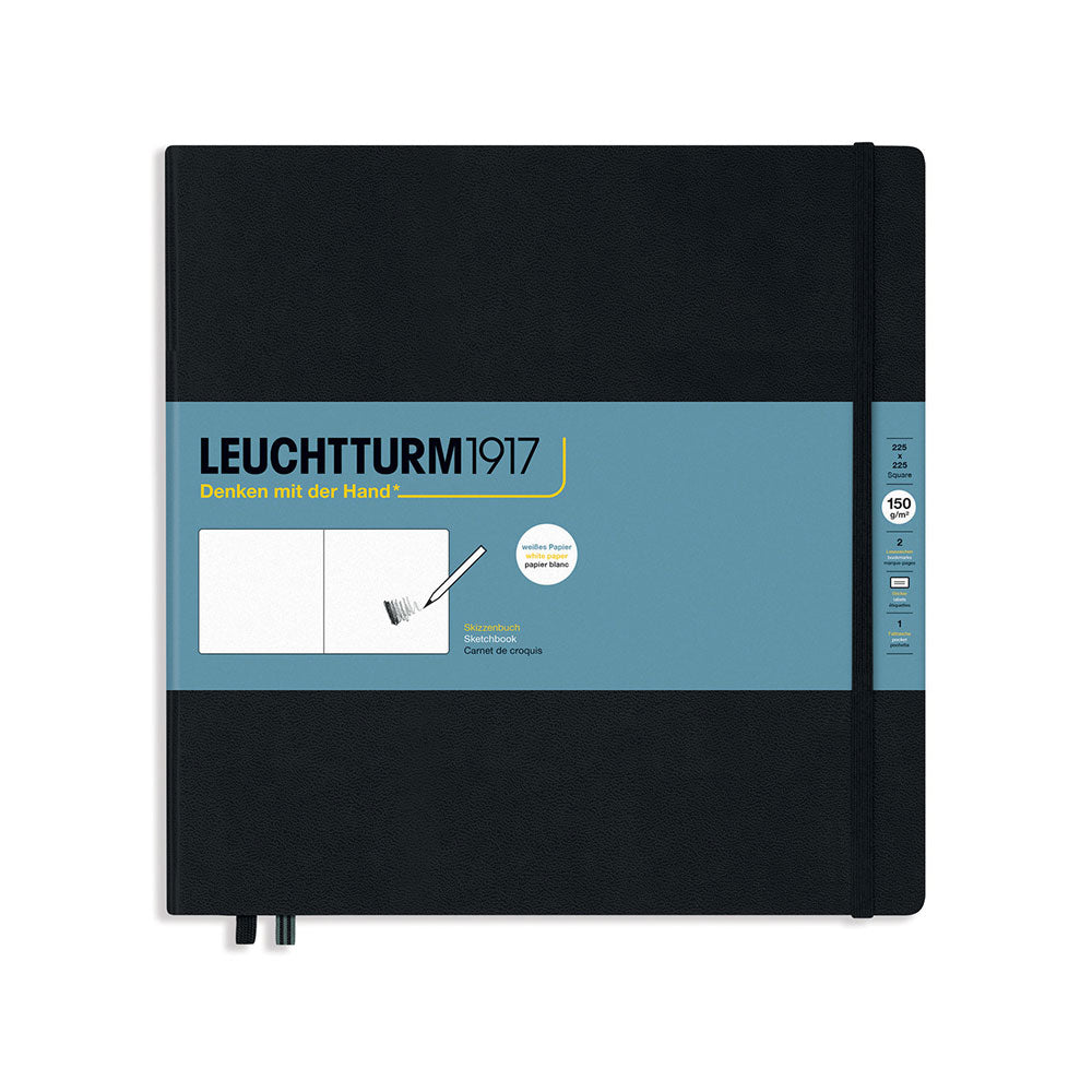 Leuchtturm Hardcover Square Plain Sketchbook 225mm