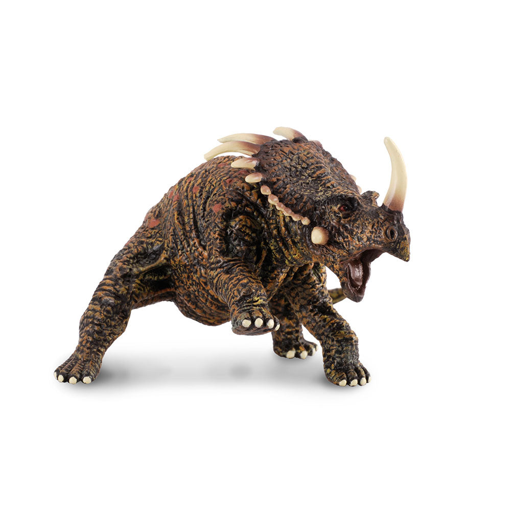 Figura de dinossauro de estiracosaurus collectha