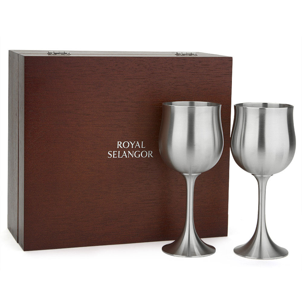 Royal Selangor Wine Goblet med gaveæske (sæt af 2)