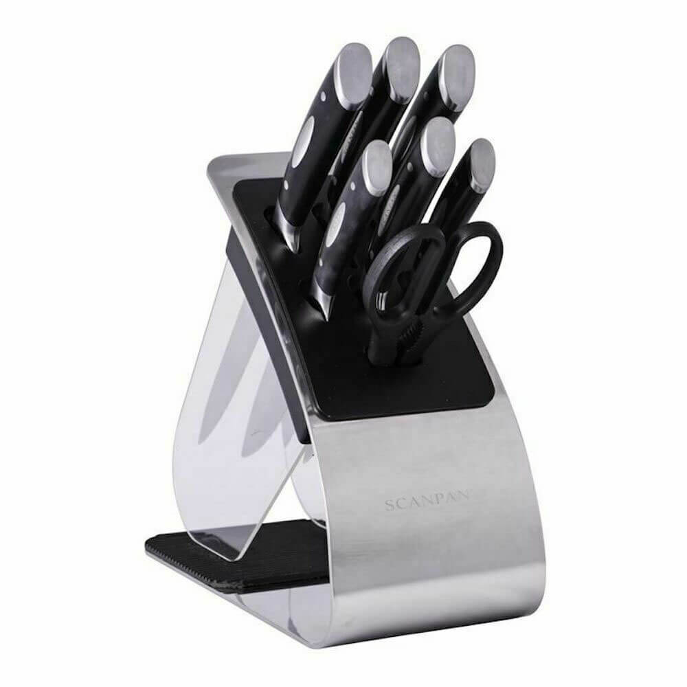 SCANPAN Classic Eclipse Knife Block Juego (8pcs)