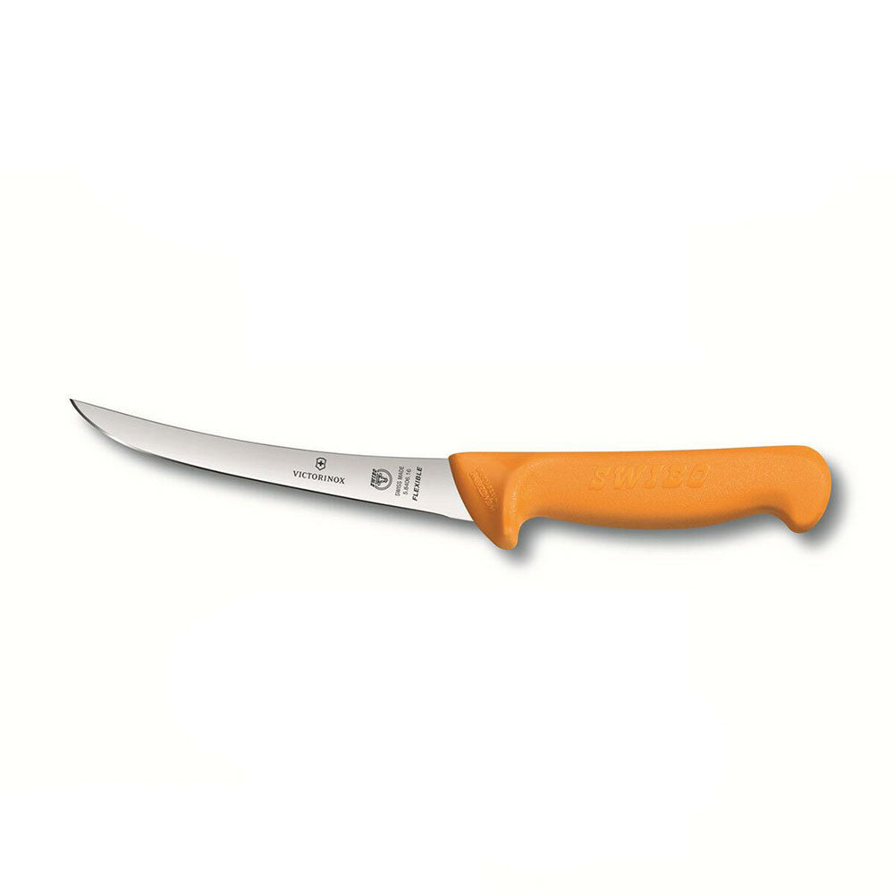 Swibo Curved Blade uitstelmes 16 cm (geel)