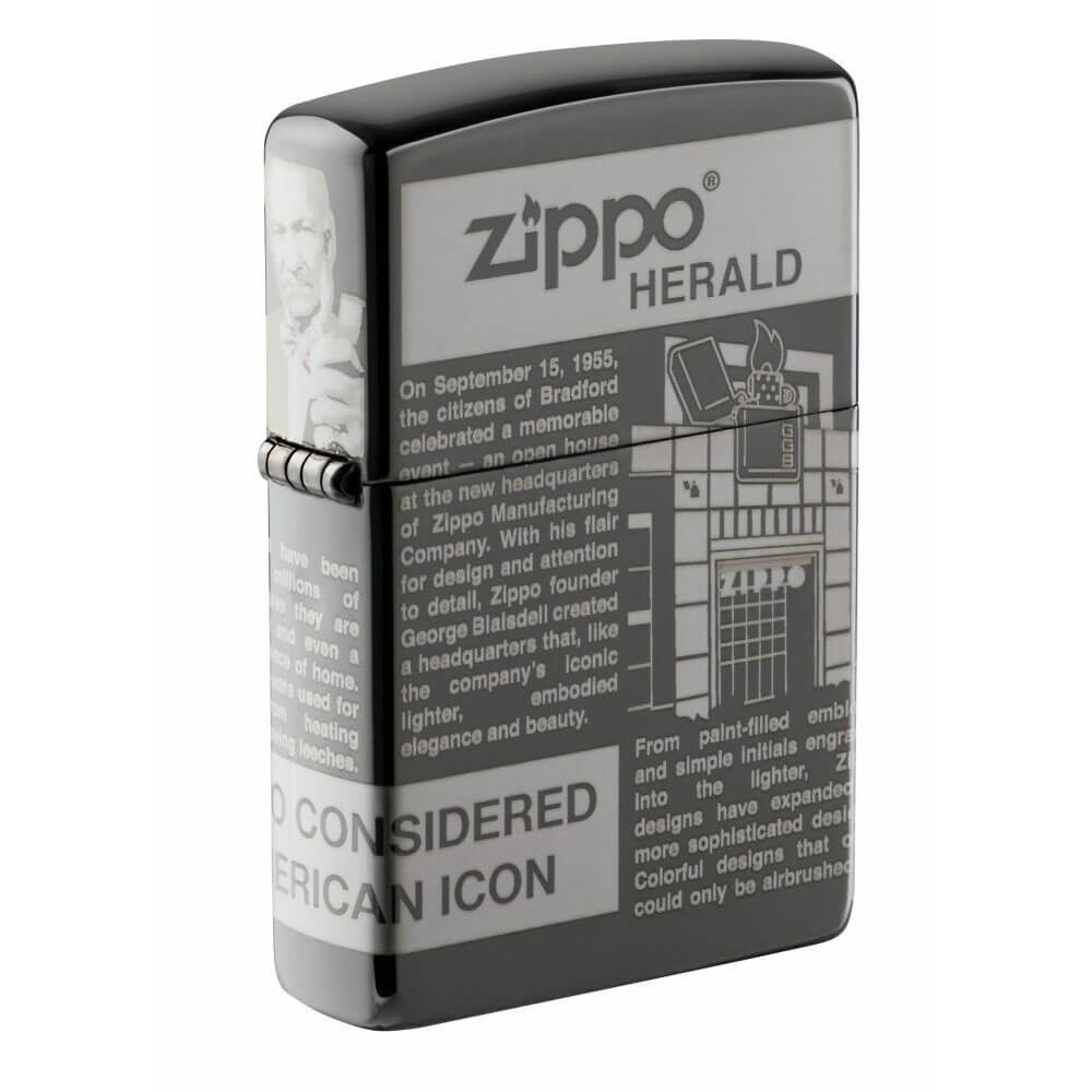 Zippo Black Ice Design Lighter