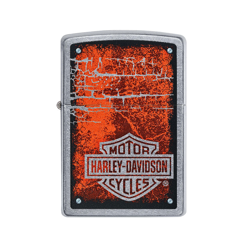 Zippo Harley Davidson Logo vindtett lettere