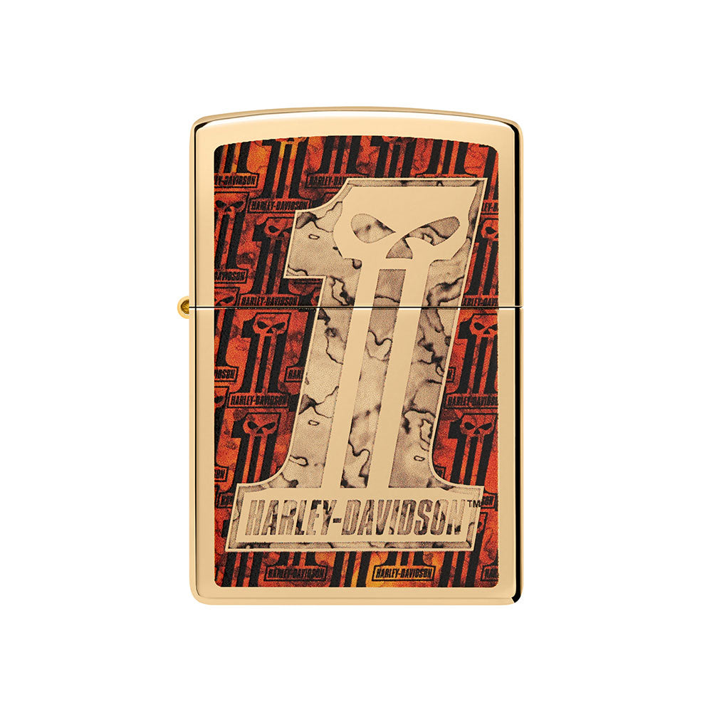 Zippo Harley Davidson vindtett lettere