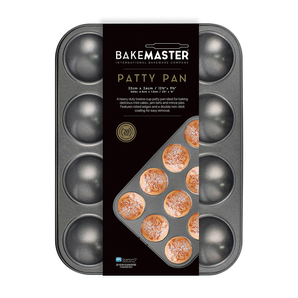 Bakemaster 12-Cup Patty Pan (32x24cm)