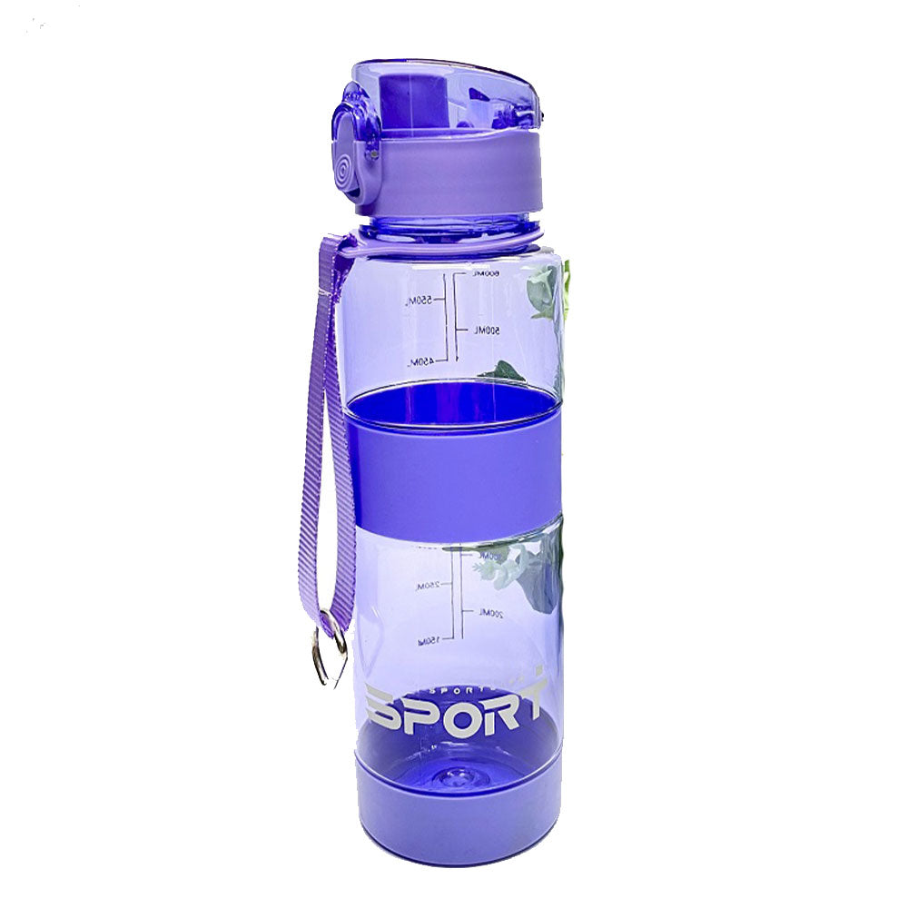 Plastsportflaska 600 ml