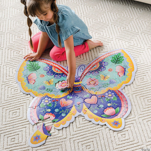 Butterfly 53-Piece Floor Puzzle