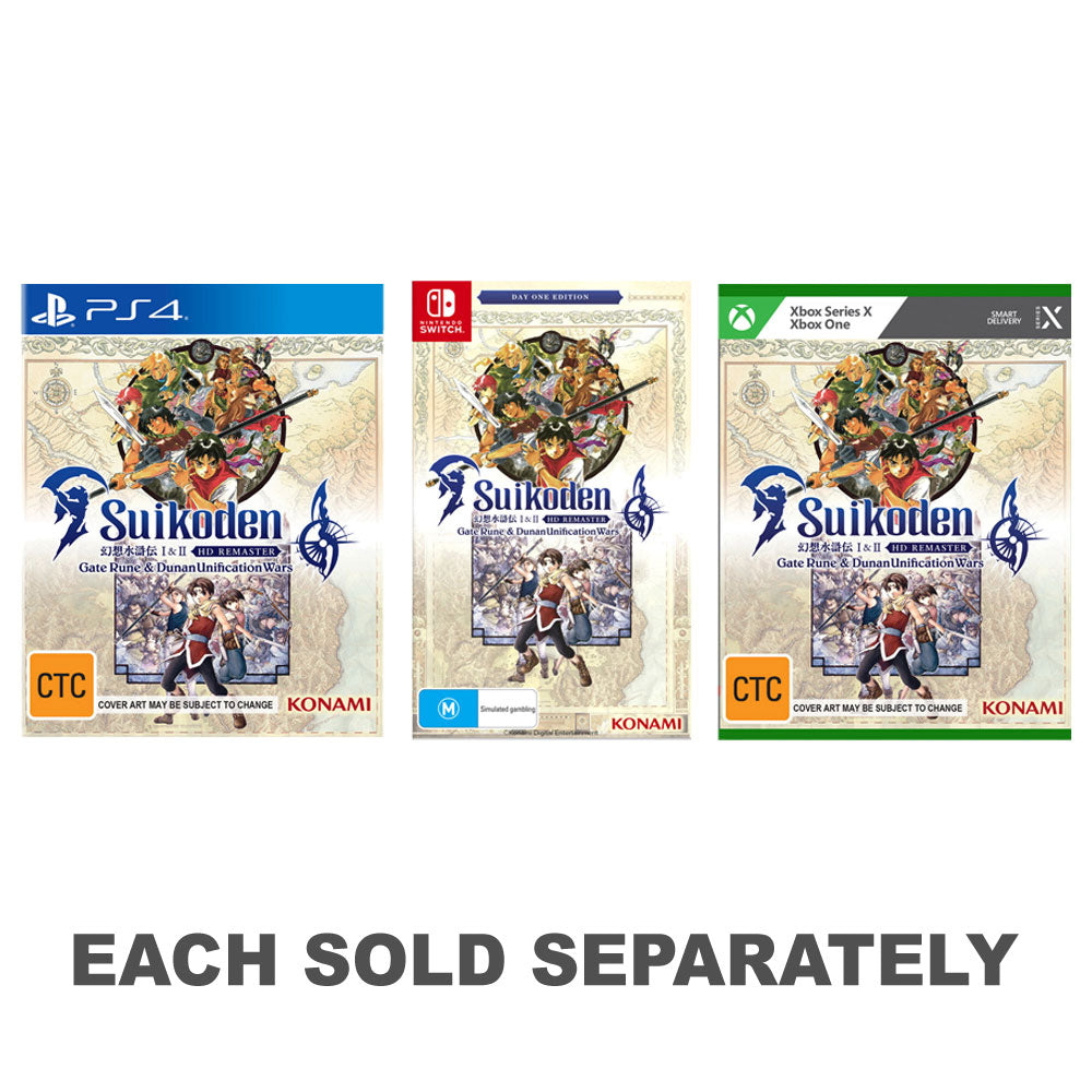 Suikoden I & II HD Remaster Gate Rune & Dunan Wars