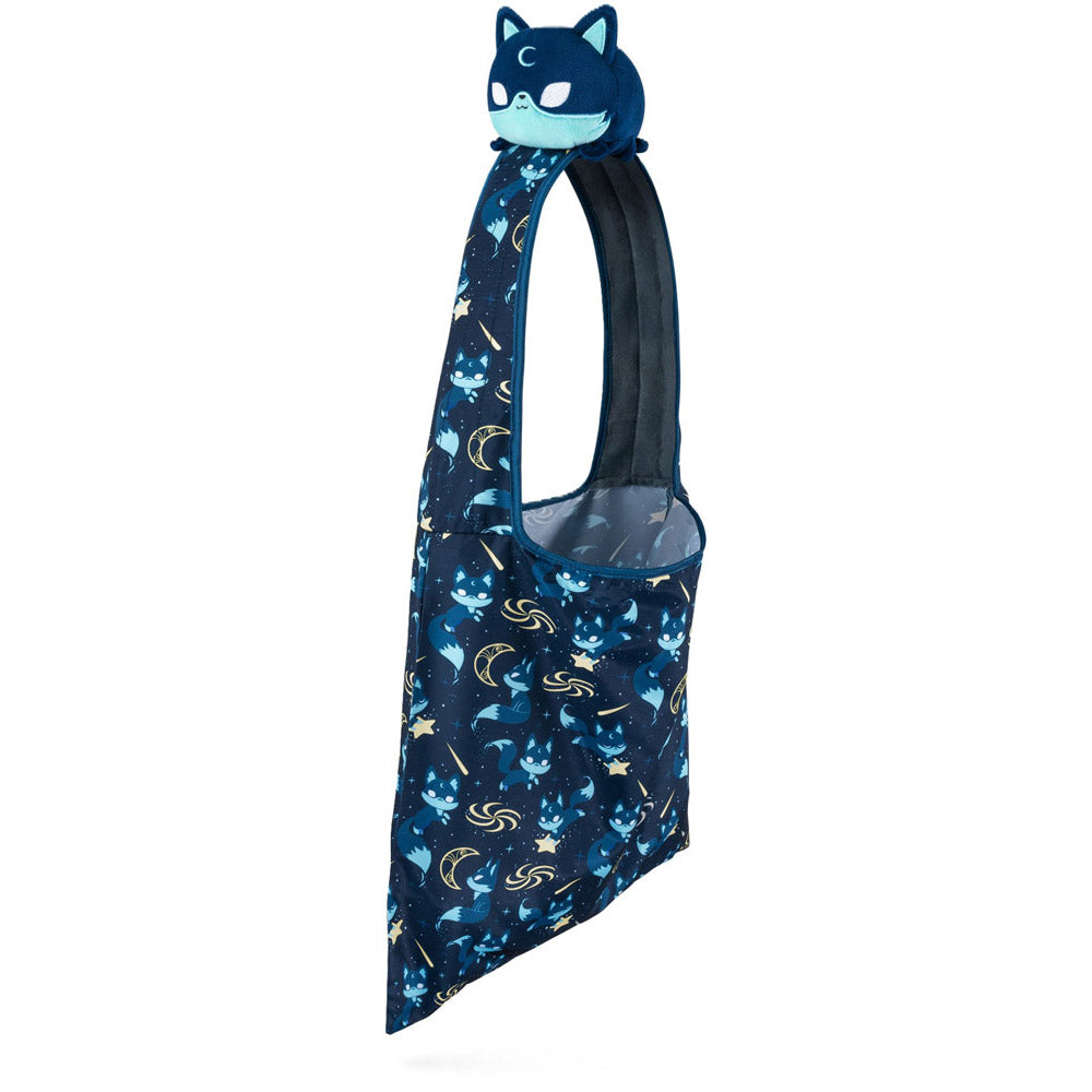 Moon Foxes Tote Bag and Dark Blue Moon Fox Plushie