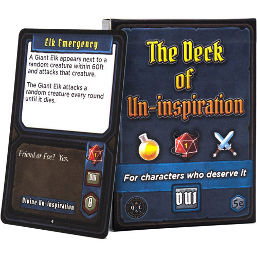 Deck of Un-Inspiration Role Playing Game