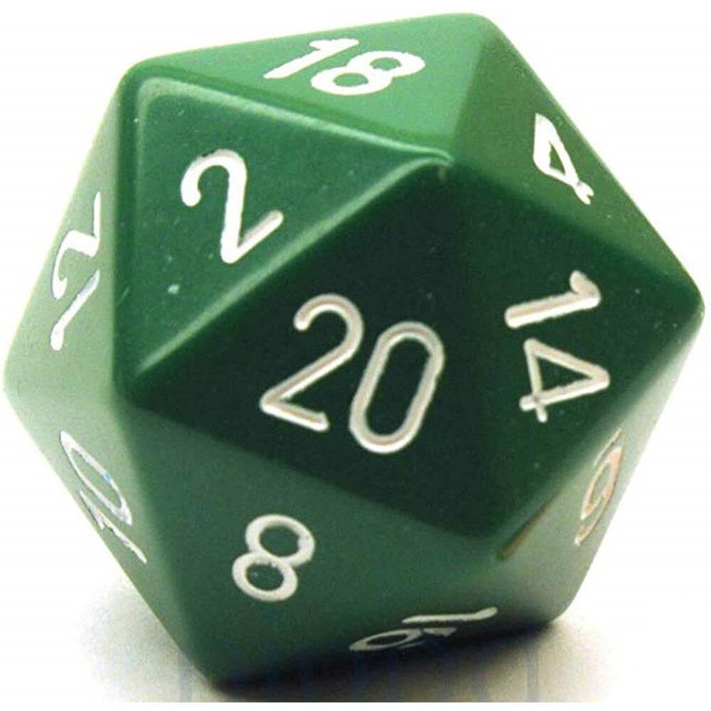 D20 Dice Opaque (34mm)