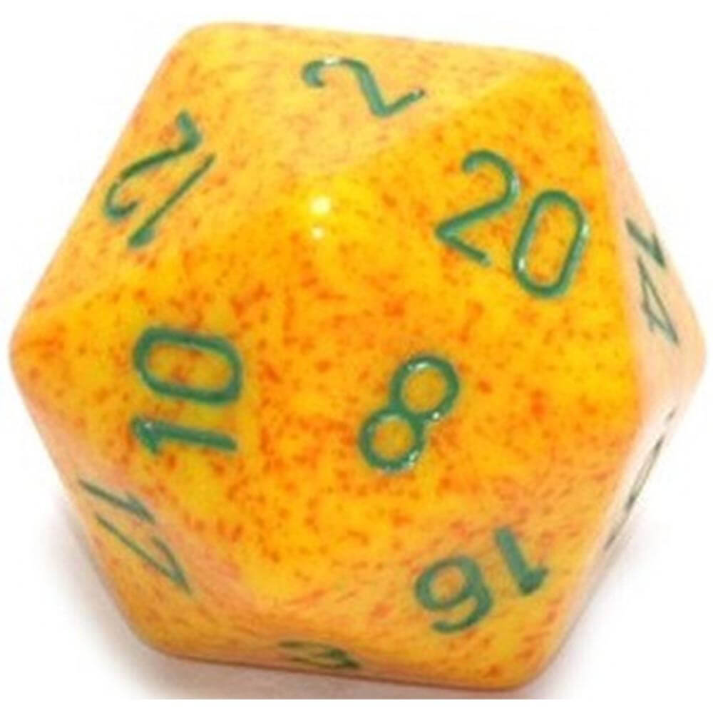 D20 Dice Speckled (34 mm)