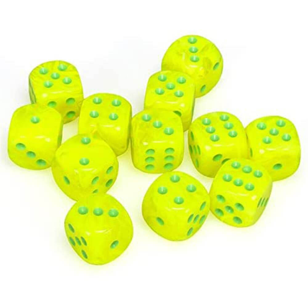 D6 DICE Vortex 16 mm (12 dobbelstenen)