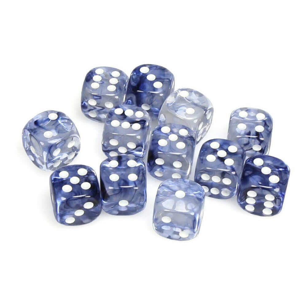 D6 Dice Mgławica 16 mm (12 kości)