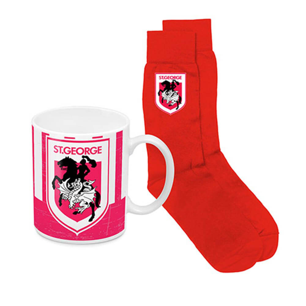 NRL Coffee Mub Heritage & Sock Pack