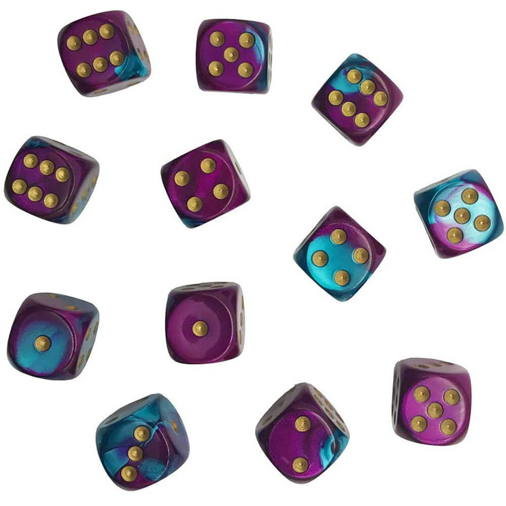 D6 DICE GEMINI 16MM (12 DICE)