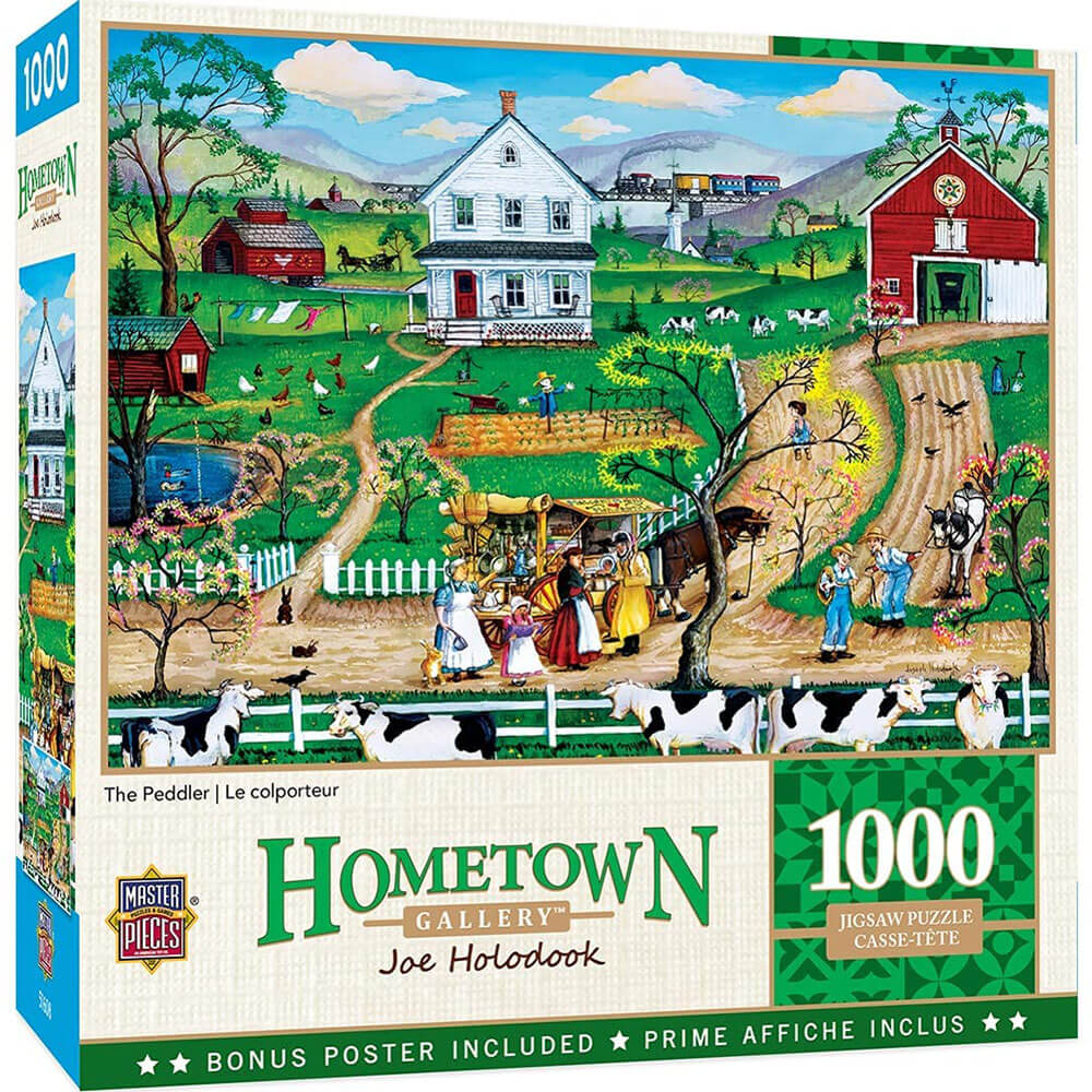 Masterpieces Hometown Gallery 1000pc puzzel