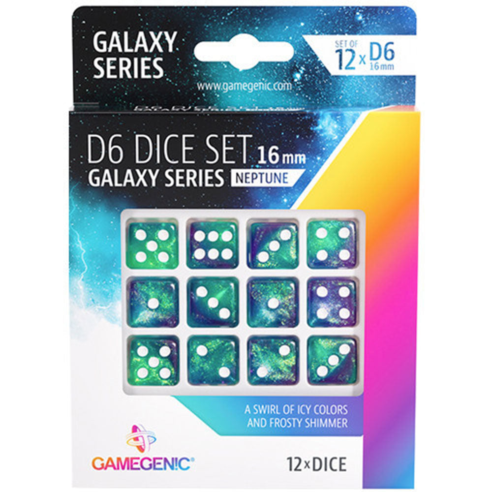 GameGenic Galaxy Series D6 Dice Set 16mm (12 stcs)