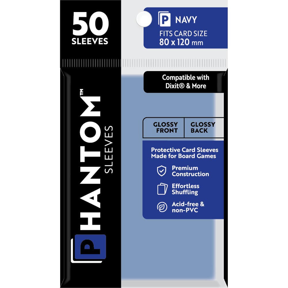 Mangas Phantom da Marinha 50pcs (80x120mm)