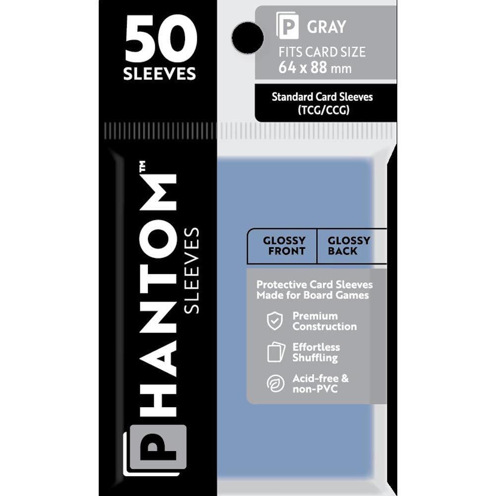 Graue Phantomärmel 50pcs (64 x 88 mm)