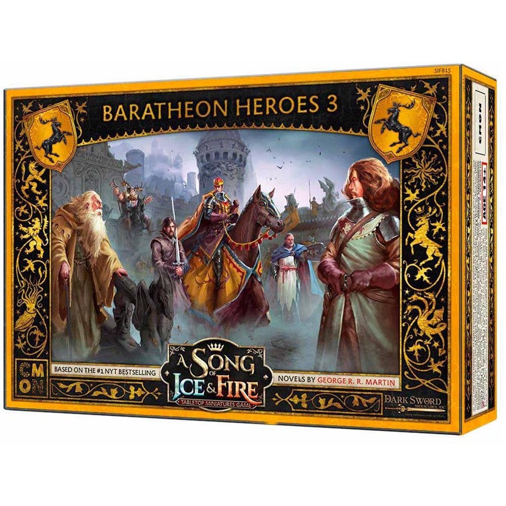 Pieśń lodu i ognia tmg Baratheon Heroes Miniature